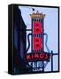 Signs for BB King's Club, Beale Street Entertainment Area, Memphis, Tennessee, USA-Walter Bibikow-Framed Stretched Canvas