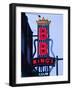 Signs for BB King's Club, Beale Street Entertainment Area, Memphis, Tennessee, USA-Walter Bibikow-Framed Photographic Print