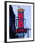 Signs for BB King's Club, Beale Street Entertainment Area, Memphis, Tennessee, USA-Walter Bibikow-Framed Photographic Print