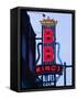 Signs for BB King's Club, Beale Street Entertainment Area, Memphis, Tennessee, USA-Walter Bibikow-Framed Stretched Canvas