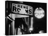 Signs for Reno Rooms, Silver Dollar Club, and Cafe at Night, for Workers of Grand Coulee Dam-Margaret Bourke-White-Stretched Canvas