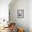 Signs Hanging over Renovation-null-Framed Photographic Print displayed on a wall