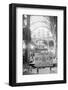 Signs Hanging over Renovation-null-Framed Photographic Print