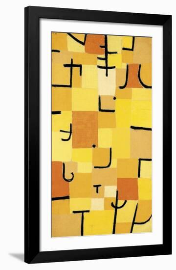 Signs in Yellow-Paul Klee-Framed Premium Giclee Print