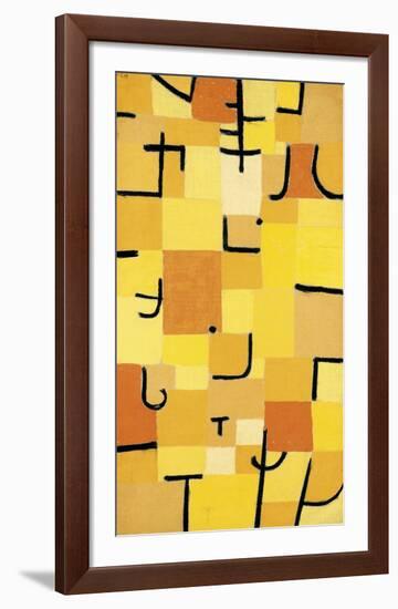 Signs in Yellow-Paul Klee-Framed Premium Giclee Print