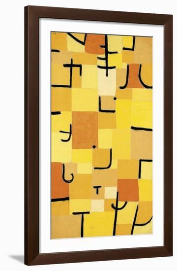 Signs in Yellow-Paul Klee-Framed Premium Giclee Print