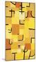 Signs in Yellow-Paul Klee-Mounted Premium Giclee Print