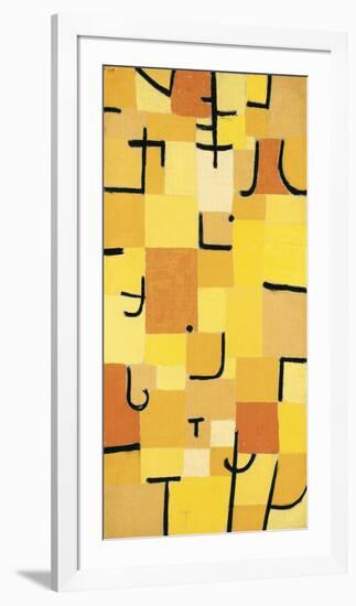 Signs in Yellow-Paul Klee-Framed Giclee Print