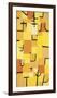 Signs in Yellow-Paul Klee-Framed Giclee Print