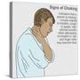 Signs of Choking-Gwen Shockey-Stretched Canvas