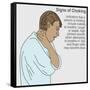 Signs of Choking-Gwen Shockey-Framed Stretched Canvas