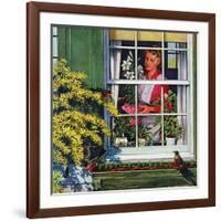 "Signs of Spring,"April 1, 1947-Rudy Pott-Framed Giclee Print