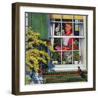 "Signs of Spring,"April 1, 1947-Rudy Pott-Framed Giclee Print