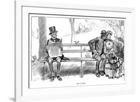 Signs of Spring-Charles Dana Gibson-Framed Giclee Print