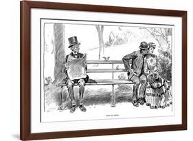 Signs of Spring-Charles Dana Gibson-Framed Giclee Print