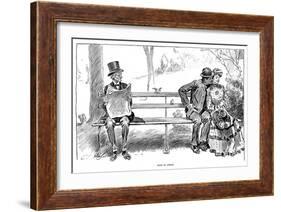 Signs of Spring-Charles Dana Gibson-Framed Giclee Print