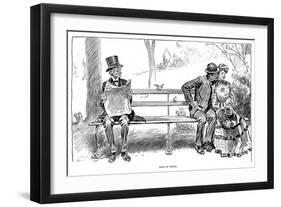 Signs of Spring-Charles Dana Gibson-Framed Giclee Print