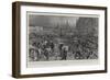 Signs of the Times, Preparing the East End of the Strand for the Coronation Procession-William Small-Framed Giclee Print