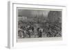 Signs of the Times, Preparing the East End of the Strand for the Coronation Procession-William Small-Framed Giclee Print