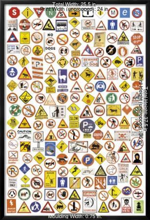 Signs Of The Times Road Signs Art Poster Print Prints Allposters Com