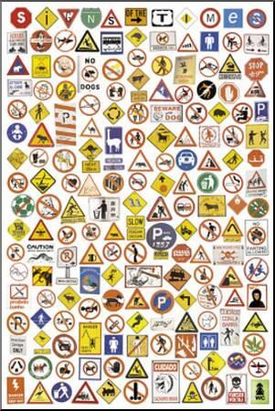 Signs Of The Times Road Signs Art Poster Print Prints Allposters Com