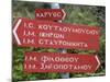 Signs on Mount Athos, Greece, Europe-Godong-Mounted Photographic Print