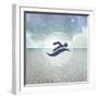 Signs_SeaLife_Swimmer2-LightBoxJournal-Framed Giclee Print