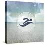 Signs_SeaLife_Swimmer2-LightBoxJournal-Stretched Canvas