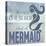 Signs_SeaLife_Typography_BeachAndAMermaid-LightBoxJournal-Stretched Canvas