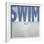 Signs_SeaLife_Typography_JustSwim-LightBoxJournal-Framed Giclee Print