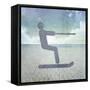 Signs_Skiier-LightBoxJournal-Framed Stretched Canvas