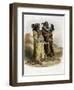 Sih-Chida and Mahchsi-Karehde, Mandan Indians-Karl Bodmer-Framed Giclee Print