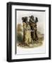 Sih-Chida and Mahchsi-Karehde, Mandan Indians-Karl Bodmer-Framed Giclee Print