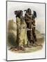 Sih-Chida and Mahchsi-Karehde, Mandan Indians-Karl Bodmer-Mounted Giclee Print