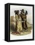 Sih-Chida and Mahchsi-Karehde, Mandan Indians-Karl Bodmer-Framed Stretched Canvas