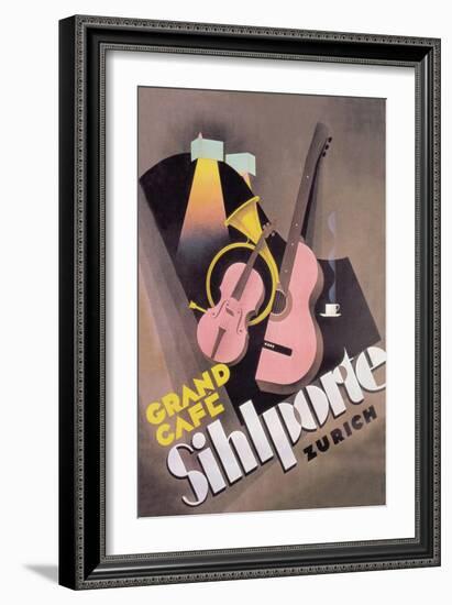 Sihlporte Grand Cafe-null-Framed Art Print