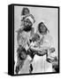 Sikh and His Family in Convoy Migrating to East Punjab After the Division of India-Margaret Bourke-White-Framed Stretched Canvas