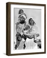 Sikh and His Family in Convoy Migrating to East Punjab After the Division of India-Margaret Bourke-White-Framed Photographic Print