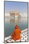 Sikh at The Harmandir Sahib (The Golden Temple), Amritsar, Punjab, India, Asia-Jane Sweeney-Mounted Photographic Print