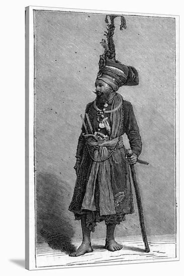 Sikh Chief, 1886-null-Stretched Canvas