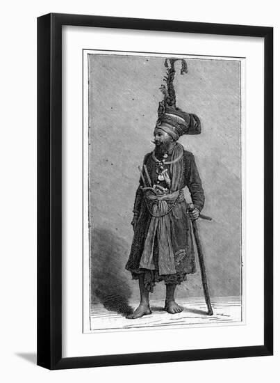 Sikh Chief, 1886-null-Framed Premium Giclee Print