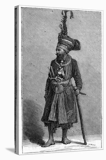 Sikh Chief, 1886-null-Stretched Canvas