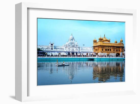 Sikh Golden Palace In India-null-Framed Art Print