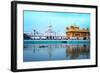 Sikh Golden Palace In India-null-Framed Art Print