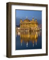 Sikh Golden Temple of Amritsar, Punjab, India-Michele Falzone-Framed Photographic Print