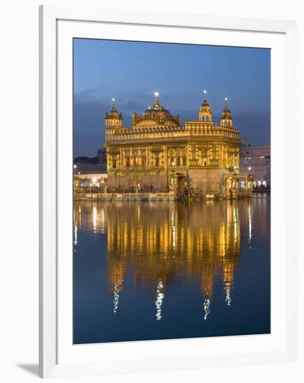 Sikh Golden Temple of Amritsar, Punjab, India-Michele Falzone-Framed Photographic Print