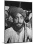 Sikh Listening to Speaker at Rally for a Protest March Regarding Irrigation in the District-Margaret Bourke-White-Mounted Premium Photographic Print