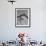 Sikh Man Demonstrating How He Finishes the Winding of His Traditional Turban around His Head-Margaret Bourke-White-Framed Photographic Print displayed on a wall