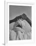 Sikh Man Demonstrating How He Finishes the Winding of His Traditional Turban around His Head-Margaret Bourke-White-Framed Photographic Print