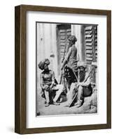 Sikh Officers During the Indian Rebellion, 1858-Felice Beato-Framed Premium Giclee Print